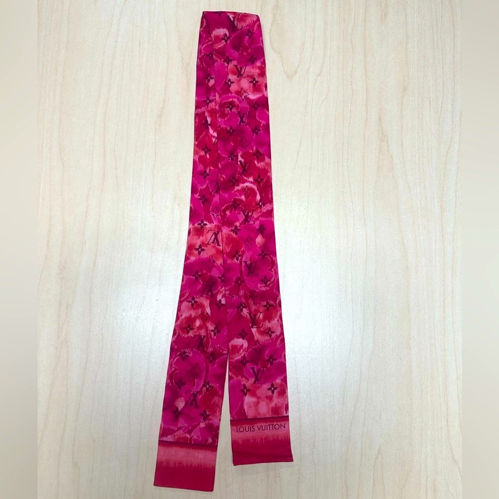 WOW POSHMARK Authentic Louis Vuitton Silk Festival Scarf for Neck Purse Backpack - Picture 12 of 14